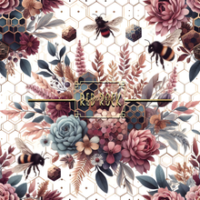 Load image into Gallery viewer, Floral Bees PART 1 Collection ****** <span style="text-decoration: underline; color: #dc1212;"><em><strong>YOU MUST UTILIZE THE DROP DOWN TO MAKE YOUR SELECTIONS