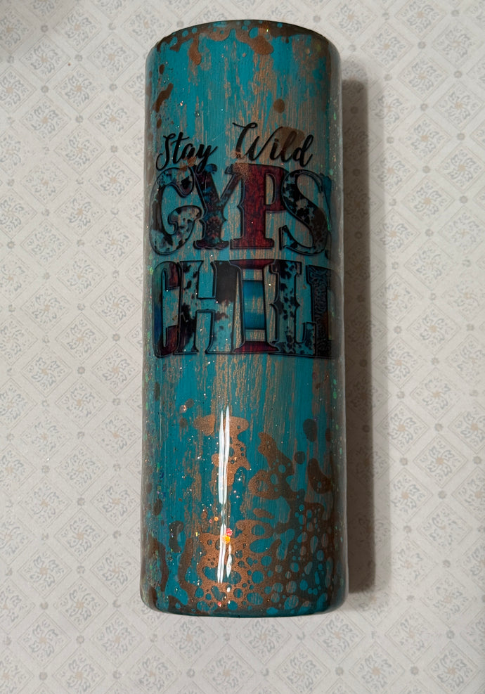 20 oz. Stay Wild Gypsy Child Tumbler