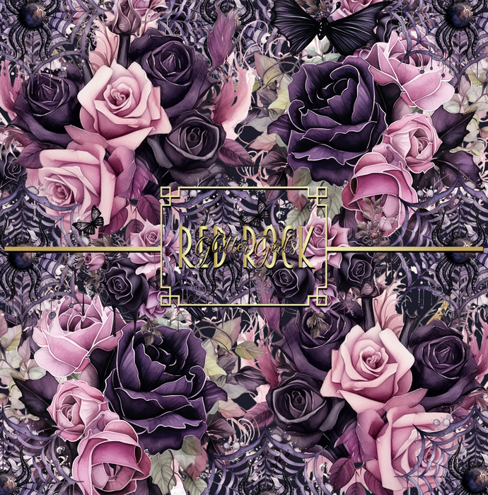 Gothic Pink Flowers