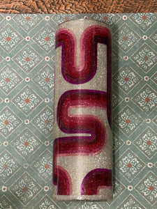 30 oz. Pink Retro Tumber