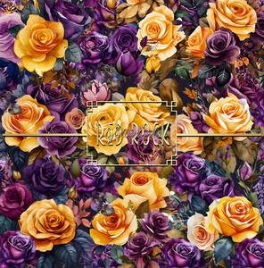 Purple & Yellow Flower Fields