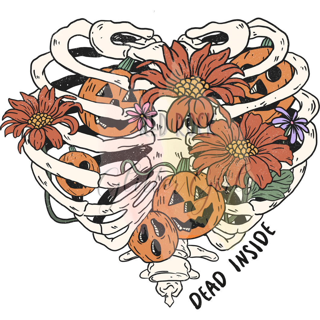 Retro Dead Inside Halloween