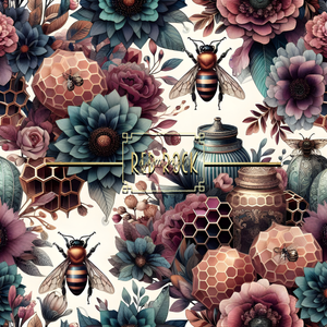 Floral Bees PART 1 Collection ****** <span style="text-decoration: underline; color: #dc1212;"><em><strong>YOU MUST UTILIZE THE DROP DOWN TO MAKE YOUR SELECTIONS