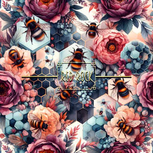 Floral Bees PART 1 Collection ****** <span style="text-decoration: underline; color: #dc1212;"><em><strong>YOU MUST UTILIZE THE DROP DOWN TO MAKE YOUR SELECTIONS