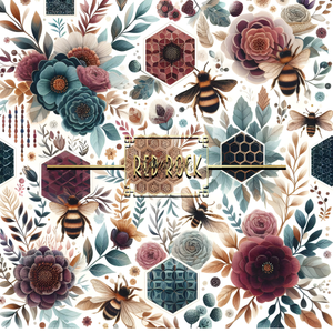 Floral Bees PART 1 Collection ****** <span style="text-decoration: underline; color: #dc1212;"><em><strong>YOU MUST UTILIZE THE DROP DOWN TO MAKE YOUR SELECTIONS