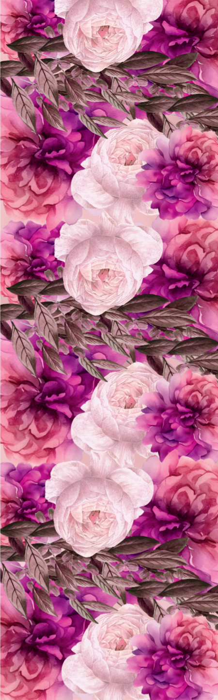 Pink blush flowers pen wrap