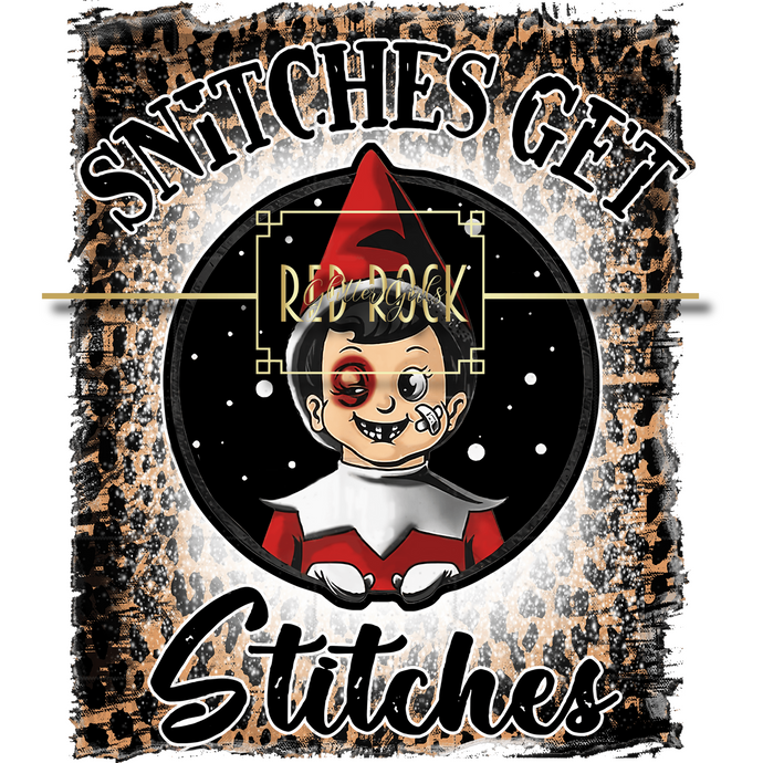 Snitches Get Stitches Leopard CC
