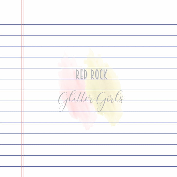 White Notebook Paper