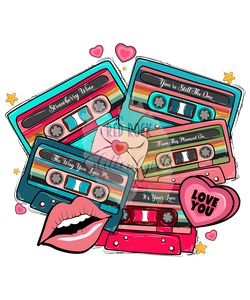Valentine's Day Retro Cassette