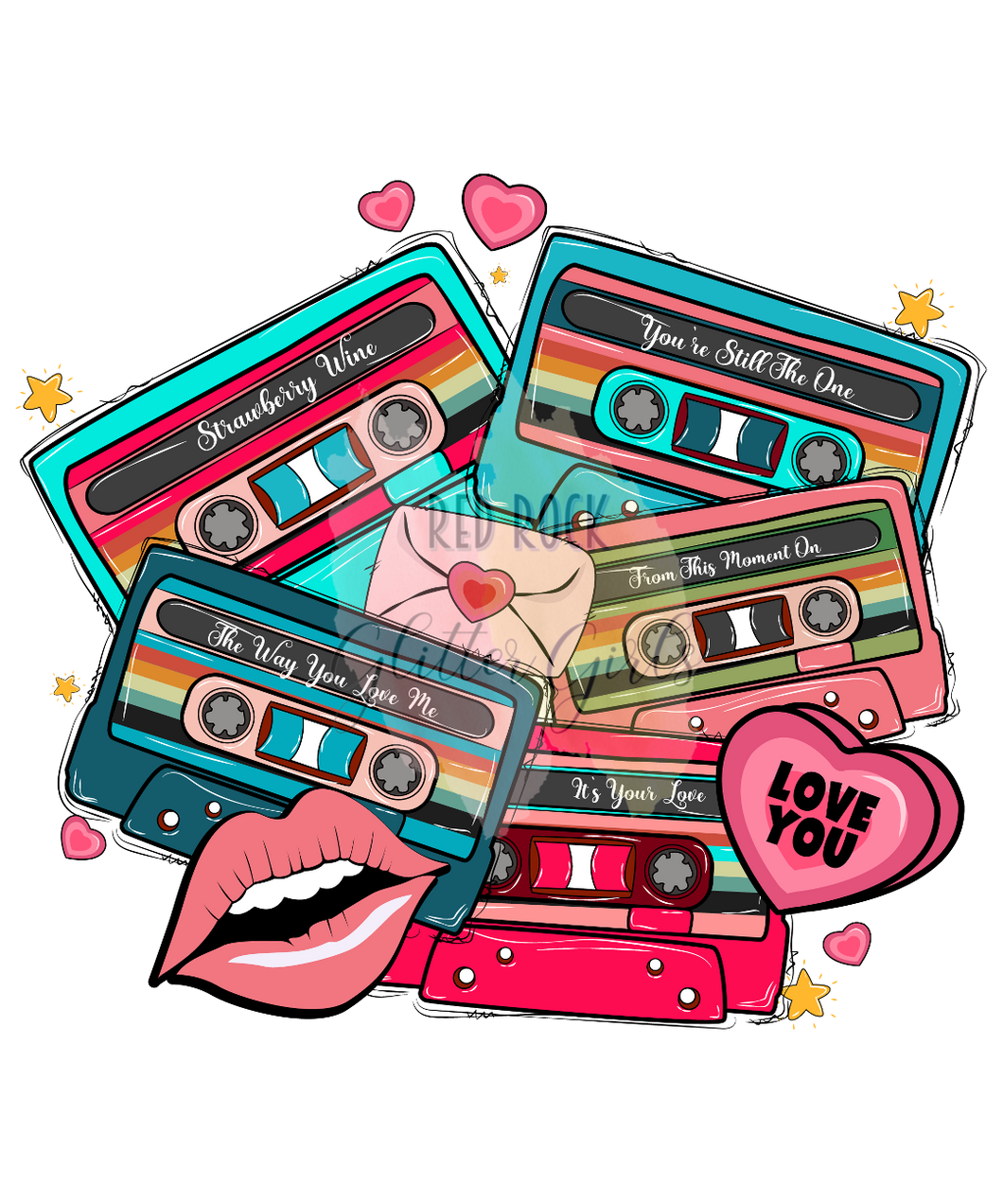 Valentine's Day Retro Cassette