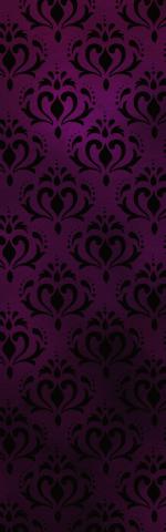 Purple Gothic Valentine 5 Pen Wrap