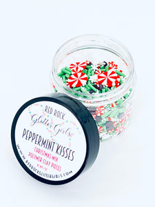 Peppermint Kisses - Polymer Clay Candy