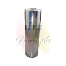 Load image into Gallery viewer, 20 oz. Holographic Glitter Sublimation Tumbler (Slight Taper)
