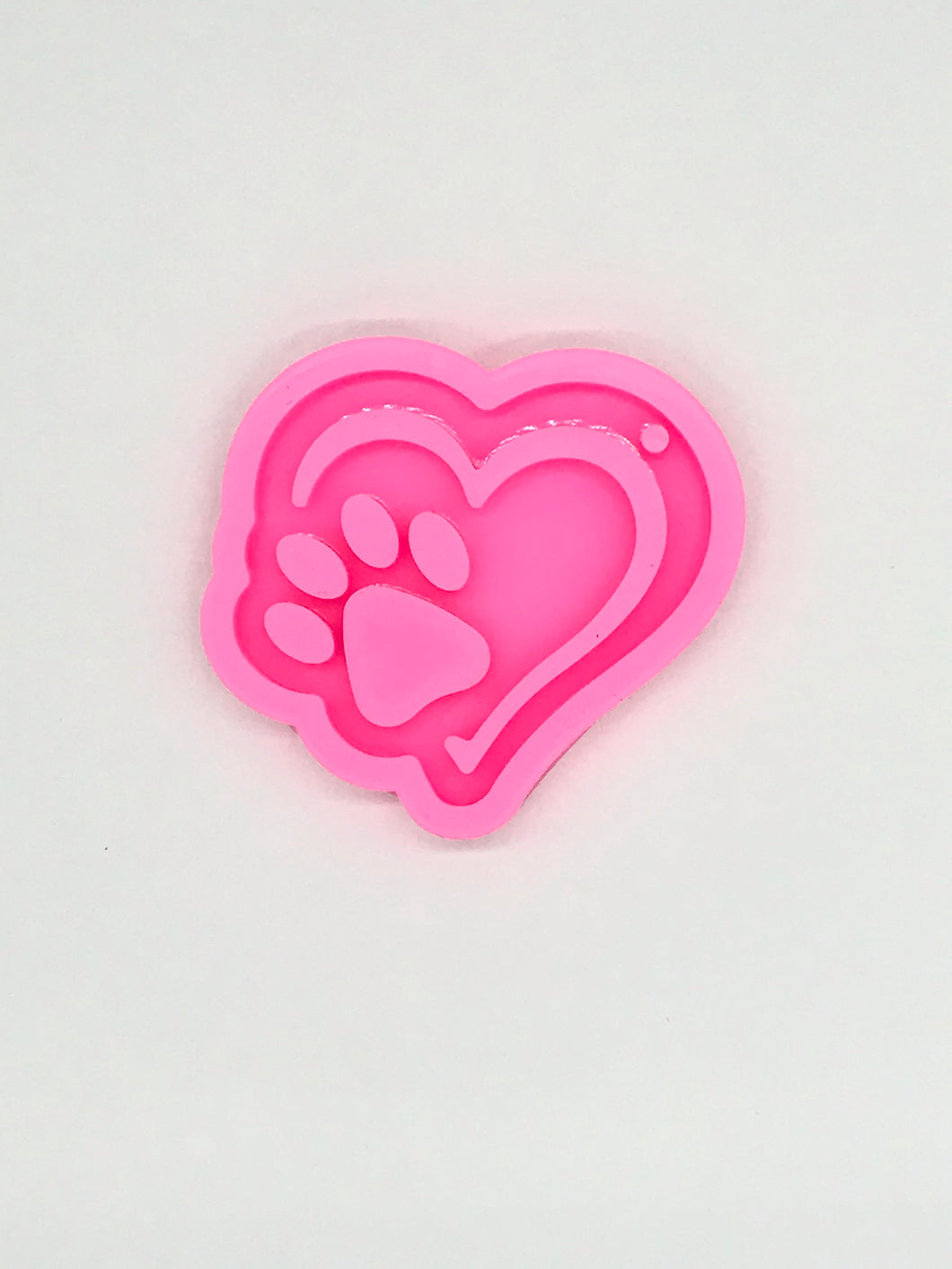 Heart/Paw Keychain Silicone Mold