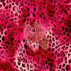 Pink/Black Leopard