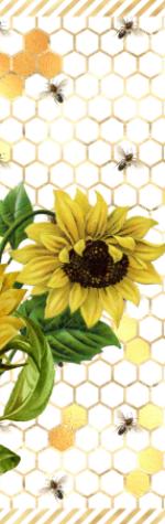 Bee Honey Comb Sunflower Pen Wrap