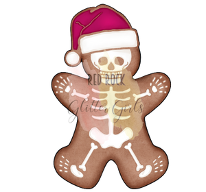 Season Creeping's Skeleton Gingerbread Man