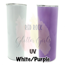 Load image into Gallery viewer, 20 oz Skinny UV Sublimation Tumbler (No Taper)
