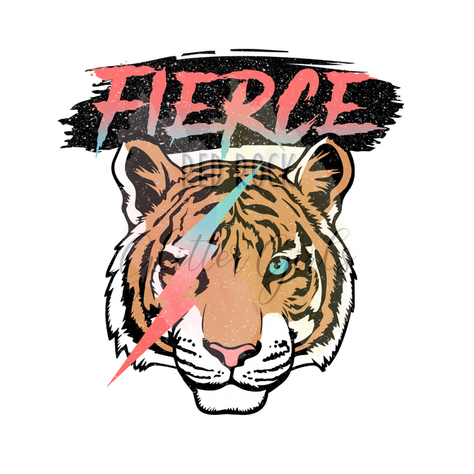 Retro Tiger Fierce- Clear Cast